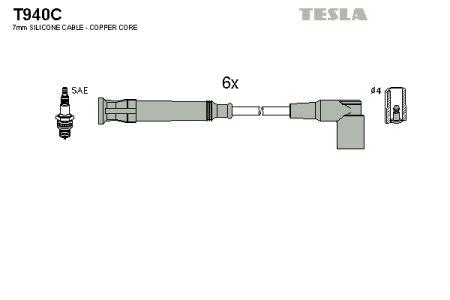 Tesla T940C Дроти високовольтні, комплект T940C: Купити в Україні - Добра ціна на EXIST.UA!