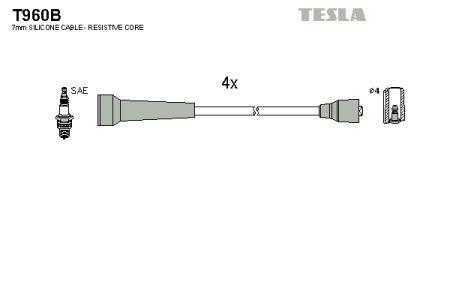 Tesla T960B Дроти високовольтні, комплект T960B: Приваблива ціна - Купити в Україні на EXIST.UA!