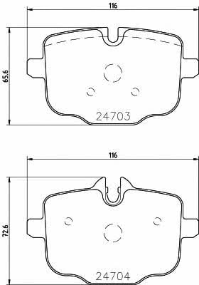Textar 2470303 Тормозные колодки дисковые, комплект 2470303: Отличная цена - Купить в Украине на EXIST.UA! 2470303 Textar Тормозные колодки дисковые, комплект
