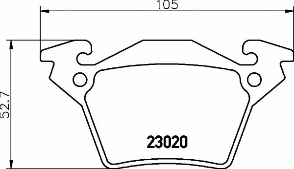 Тормозные колодки дисковые, комплект Textar 2302001