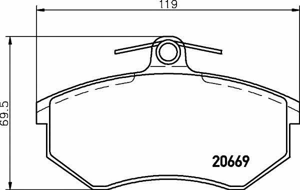 Textar 2066928 Тормозные колодки дисковые, комплект 2066928: Отличная цена - Купить в Украине на EXIST.UA! 2066928 Textar Тормозные колодки дисковые, комплект