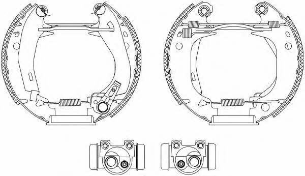Textar 84038204 Колодки тормозные барабанные, комплект 84038204: Отличная цена - Купить в Украине на EXIST.UA! 84038204 Textar Колодки тормозные барабанные, комплект