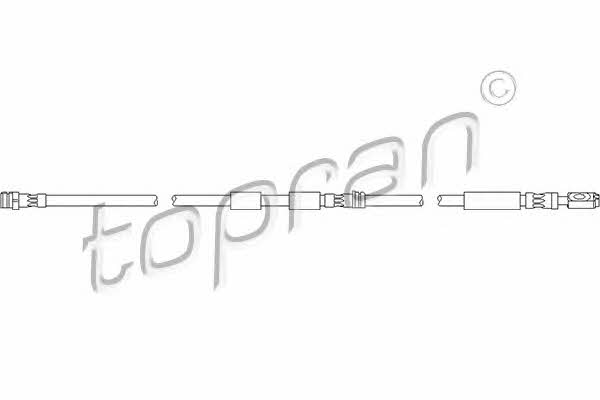 110393 Topran Тормозной шланг