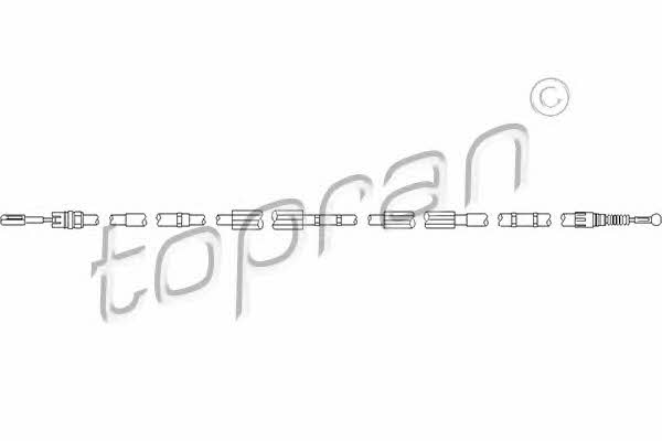 Topran 112 155 Трос гальма стоянки, правий 112155: Купити в Україні - Добра ціна на EXIST.UA!
