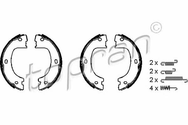 Topran 113 013 Колодки гальмівні стояночного гальма 113013: Купити в Україні - Добра ціна на EXIST.UA!