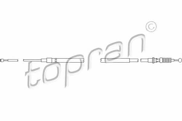 Topran 111 210 Трос гальма стоянки 111210: Купити в Україні - Добра ціна на EXIST.UA!
