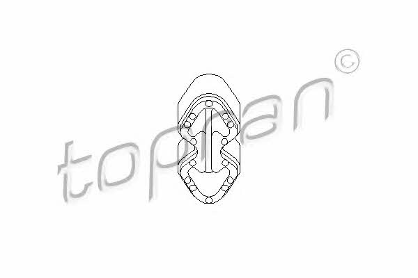 Topran 111 592 Кронштейн крепления выхлопной системы 111592: Отличная цена - Купить в Украине на EXIST.UA! 111592 Topran Кронштейн крепления выхлопной системы