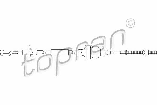 Topran 201 344 Трос зчеплення 201344: Купити в Україні - Добра ціна на EXIST.UA!