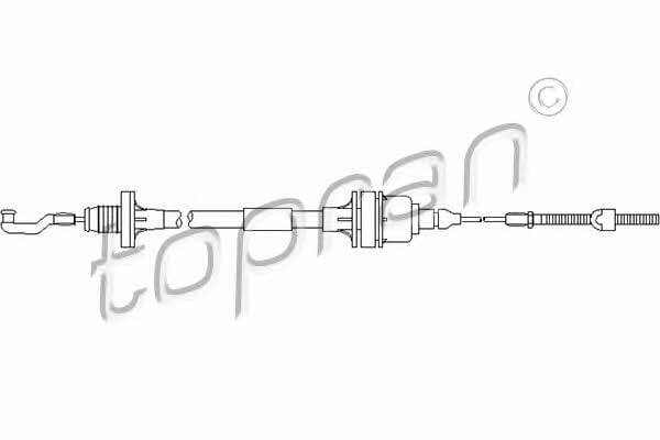 Topran 201 350 Трос зчеплення 201350: Купити в Україні - Добра ціна на EXIST.UA!