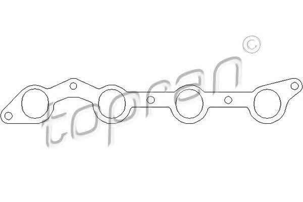Прокладка впускного колектора Opel Ascona C (Опель Аскона Ц): 201676 Topran Прокладка впускного колектора