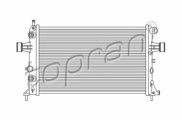 Topran 206 972 Радіатор охолодження двигуна 206972: Купити в Україні - Добра ціна на EXIST.UA!