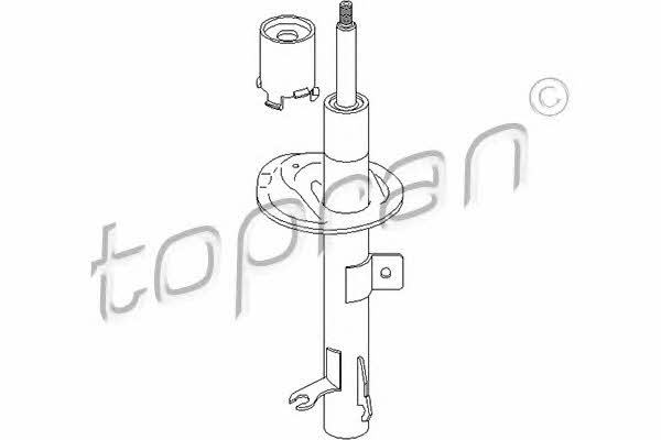 Topran 301 322 Амортизатор підвіски передній правий газомасляний 301322: Купити в Україні - Добра ціна на EXIST.UA!