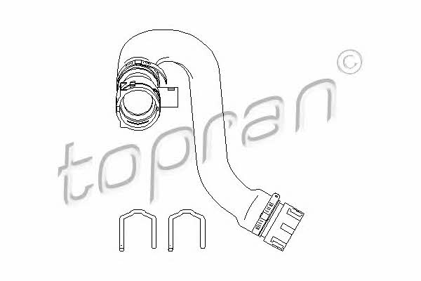 Topran 501 563 Патрубок системи охолодження 501563: Купити в Україні - Добра ціна на EXIST.UA!