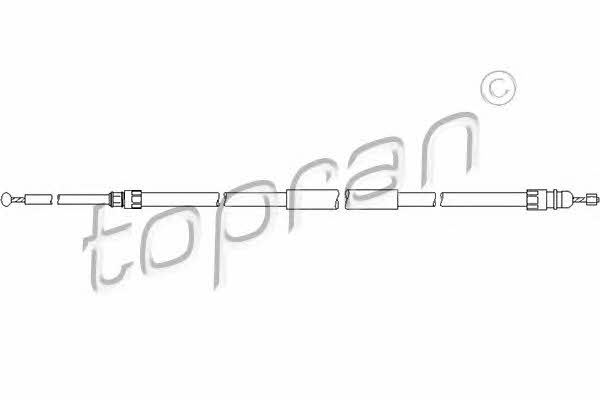 Topran 501 720 Трос гальма стоянки, правий 501720: Купити в Україні - Добра ціна на EXIST.UA!