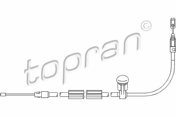 Topran 401 909 Трос гальма стоянки 401909: Купити в Україні - Добра ціна на EXIST.UA!