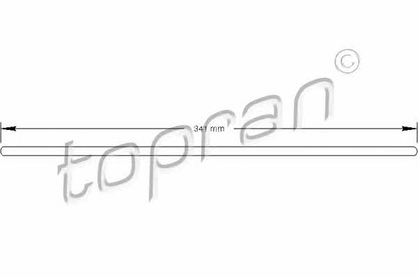 Шток вилки переключения передач Topran 100 074