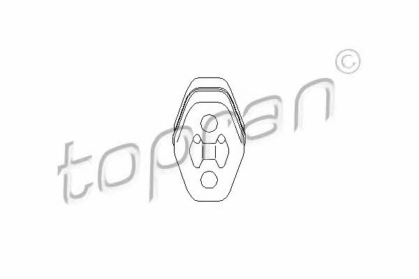 Topran 103 026 Кронштейн кріплення вихлопної системи 103026: Купити в Україні - Добра ціна на EXIST.UA!
