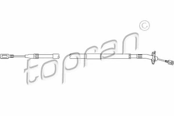 Topran 109 810 Трос гальма стоянки, лівий 109810: Купити в Україні - Добра ціна на EXIST.UA!