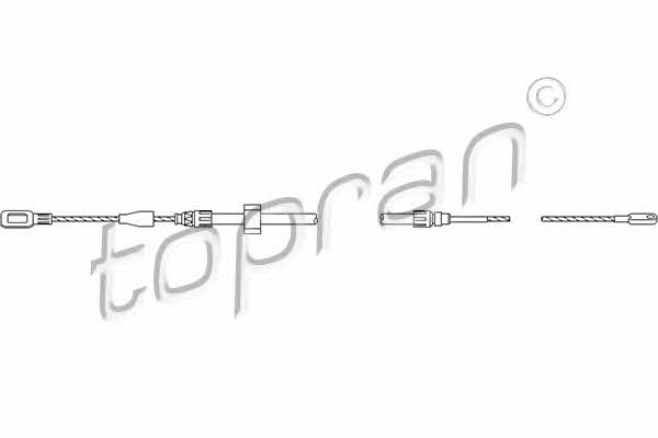 Topran 109 812 Трос гальма стоянки 109812: Купити в Україні - Добра ціна на EXIST.UA!