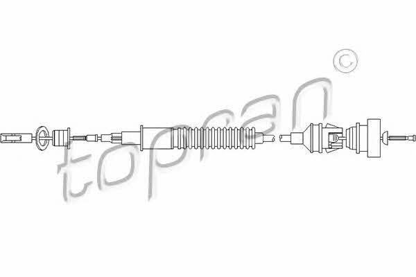 Topran 722 109 Трос зчеплення 722109: Купити в Україні - Добра ціна на EXIST.UA!