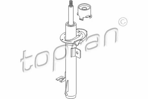 Topran 302 460 Амортизатор підвіски передній правий газомасляний 302460: Купити в Україні - Добра ціна на EXIST.UA!