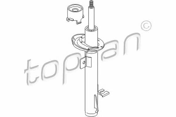 Topran 302 459 Амортизатор підвіски передній лівий газомасляний 302459: Купити в Україні - Добра ціна на EXIST.UA!