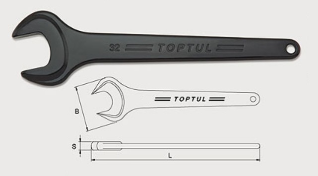 AAAT1616 Toptul Ключ рожковый односторонний 16 мм