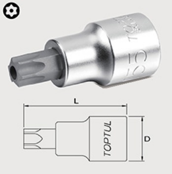 BCLA1640 Toptul Головка с насадкой TORX T40, 1/2"