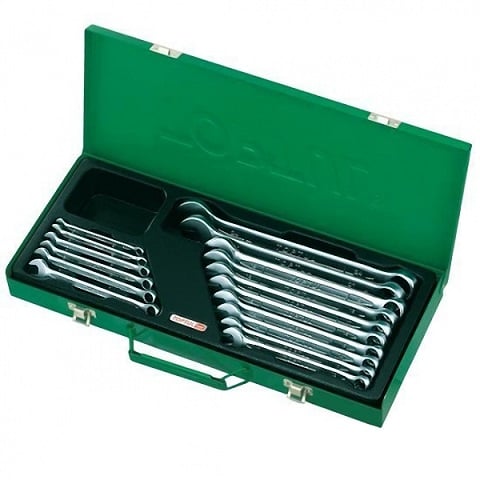 GAAD1603 Toptul Набор ключей комбинированных 16 шт. 6-24мм (metal box)