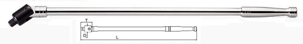 CFBC3240 Toptul 1" Вороток для головок с шарниром