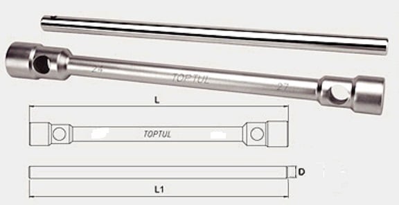 CTIA2427 Toptul Ключ баллонный 24х27мм с воротком
