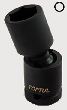 KABG1616 Toptul Головка ударна з шарніром 16 мм, 1/2"