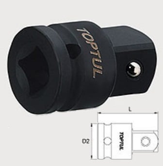 KACA4832 Toptul Переходник ударный 1-1/2"х1"