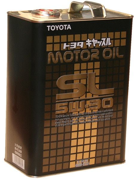 Toyota 08880-07705 Моторна олива Toyota Motor Oil 5W-30, 4л 0888007705: Купити в Україні - Добра ціна на EXIST.UA!