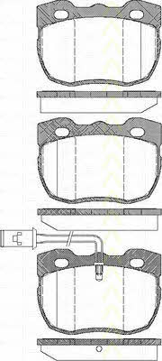 Тормозные колодки дисковые Land Rover 90/110 (Ленд Ровер 90/110): 811017006 Triscan Тормозные колодки дисковые, комплект