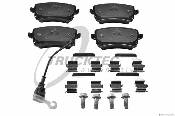 0735239 Trucktec Тормозные колодки дисковые, комплект