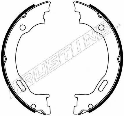 Trusting 052.129 Колодки гальмівні стояночного гальма 052129: Приваблива ціна - Купити в Україні на EXIST.UA!