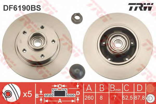 Купить TRW DF6190BS по низкой цене в Украине!