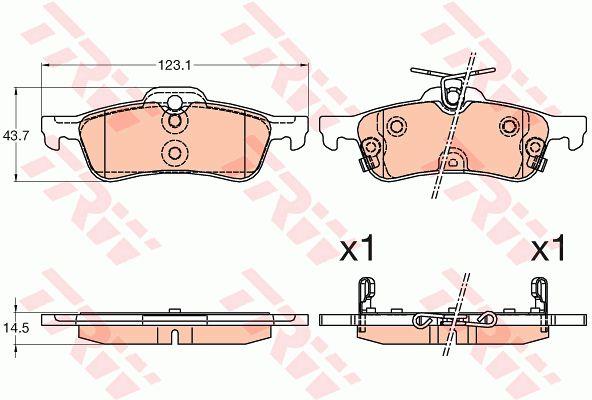 Купить TRW GDB3588 по низкой цене в Украине!
