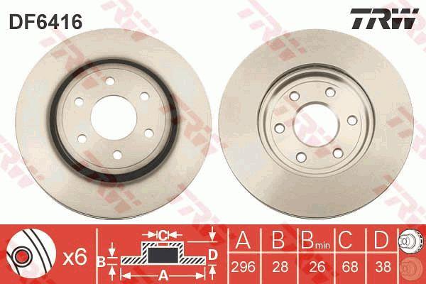 Купить TRW DF6416 по низкой цене в Украине!