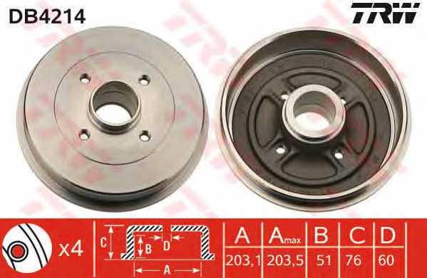 Купить TRW DB4214 по низкой цене в Украине!