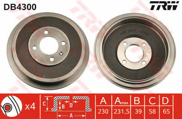Купить TRW DB4300 по низкой цене в Украине!