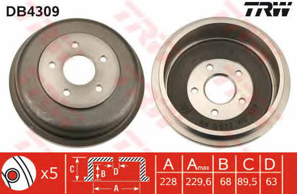 Купить TRW DB4309 по низкой цене в Украине!