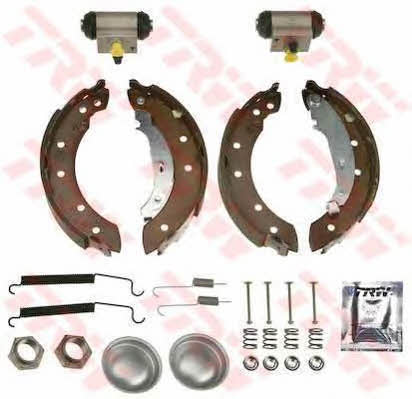 BK1257 TRW Колодки тормозные барабанные, комплект