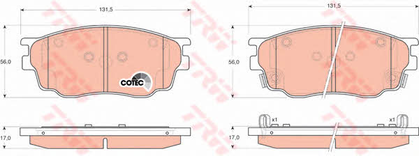 Купить TRW GDB3309 по низкой цене в Украине!