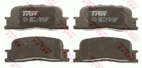 TRW Тормозные колодки дисковые TRW COTEC, комплект – цена 1326 UAH