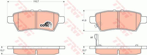 Купить TRW GDB3405 по низкой цене в Украине!
