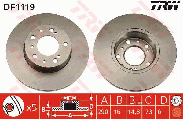 Купить TRW DF1119 по низкой цене в Украине!