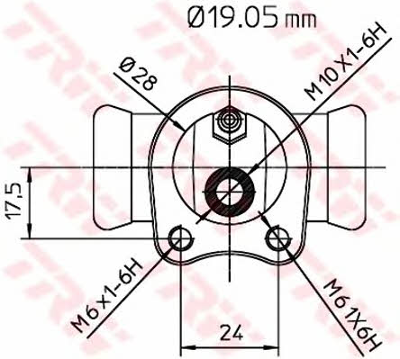 Купить TRW BWD119 – отличная цена на EXIST.UA!