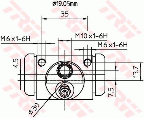 Купить TRW BWD313 – отличная цена на EXIST.UA!